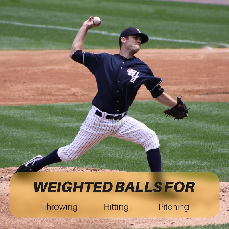 Premier Pitching Performance Store Simple Plyometric Weighted Ball | Baseball & Softball Training Ball | Arm Strength & Pitching | Durable PVC Shell with Sand Fill - Image 3
